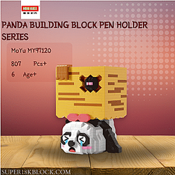 MOYU MY97120 Panda Building Block Pen Holder Series