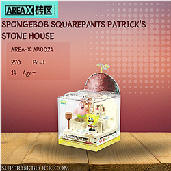 AREA-X AB0024 SpongeBob SquarePants Patrick's Stone House