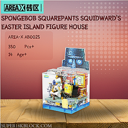 AREA-X AB0025 SpongeBob SquarePants Squidward's Easter Island Figure House