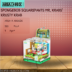 AREA-X AB0026 SpongeBob SquarePants Mr. Krabs’ Krusty Krab
