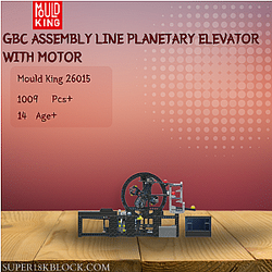 MOULD KING 26015 GBC Assembly Line Planetary Elevator With Motor