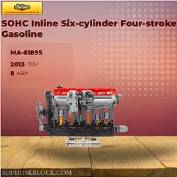 MOC Factory 61895 SOHC Inline Six-cylinder Four-stroke Gasoline