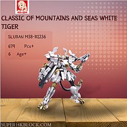 Sluban M38-B1236 Classic of Mountains and Seas White Tiger
