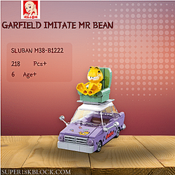 Sluban M38-B1222 Garfield Imitate Mr Bean
