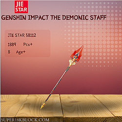 JIESTAR 58112 Genshin Impact the Demonic Staff