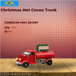 Gobricks MOC 204767 Christmas Hot Cocoa Truck