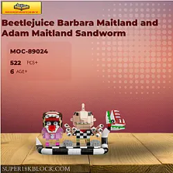 MOC Factory 89024 Beetlejuice Barbara Maitland and Adam Maitland Sandworm
