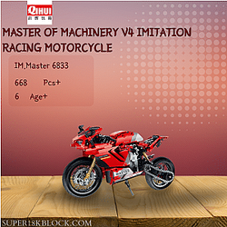 IM.Master 6833 Master of Machinery V4 Imitation Racing Motorcycle