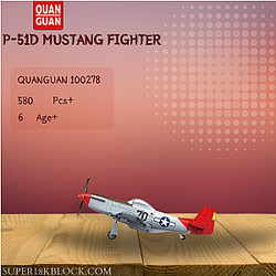 QUANGUAN 100278 P-51D Mustang Fighter