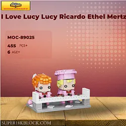MOC Factory 89025 I Love Lucy Lucy Ricardo Ethel Mertz