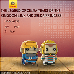 MOC Factory 167333 The Legend of Zelda Tears of the Kingdom Link and Zelda Princess