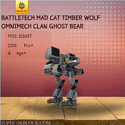 MOC Factory 111037 BattleTech Mad Cat Timber Wolf OmniMech Clan Ghost Bear