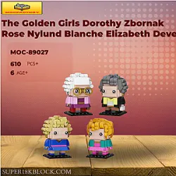 MOC Factory 89027 The Golden Girls Dorothy Zbornak Rose Nylund Blanche Elizabeth Devereaux Sophia Petrillo