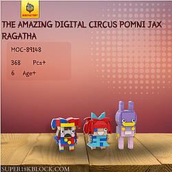 MOC Factory 89148 The Amazing Digital Circus Pomni Jax Ragatha