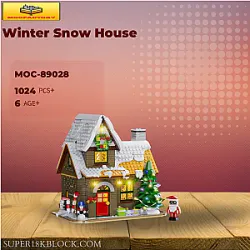 MOC Factory 89028 Winter Snow House