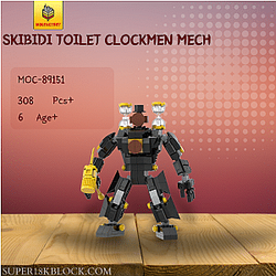MOC Factory 89151 Skibidi Toilet Clockmen Mech