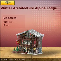 MOC Factory 91029 Winter Architecture Alpine Lodge