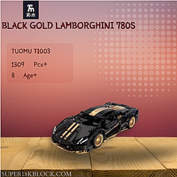 TuoMu T1003 Black Gold Lamborghini 780S