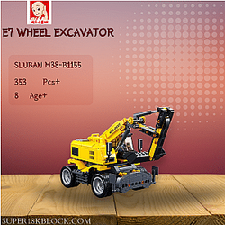 Sluban M38-B1155 E7 Wheel Excavator