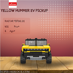 Rastar 93700.01 Yellow Hummer EV Pickup