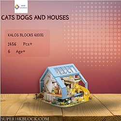 KALOS BLOCKS 61031 Cats Dogs and Houses