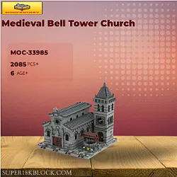 MOC Factory 33985 Medieval Bell Tower Church