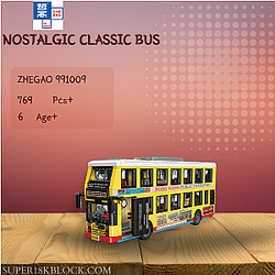 ZHEGAO 991009 Nostalgic Classic Bus