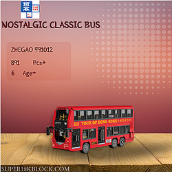 ZHEGAO 991012 Nostalgic Classic Bus