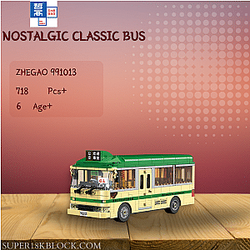 ZHEGAO 991013 Nostalgic Classic Bus