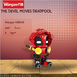 Wangao 488006 The Devil Moves Deadpool