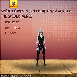 MOC Factory 157377 Spider Gwen from SPIDER MAN ACROSS THE SPIDER-VERSE