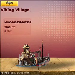 MOC Factory 160231-163397 Viking Village