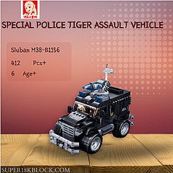 Sluban M38-B1156 Special Police Tiger Assault Vehicle