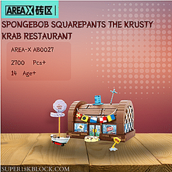AREA-X AB0027 SpongeBob SquarePants the Krusty Krab Restaurant