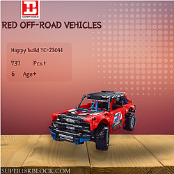 HAPPY BUILD YC-23041 Red Off-road vehicles