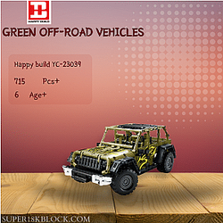 HAPPY BUILD YC-23039 Green Off-road Vehicles