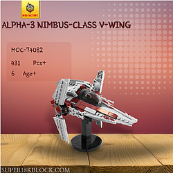 MOC Factory 74082 Alpha-3 Nimbus-class V-wing