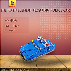 MOC Factory 89164 The Fifth Element Floating Police Car