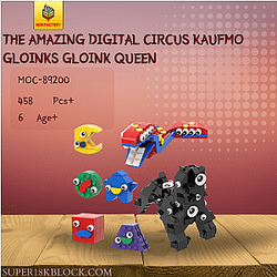 MOC Factory 89200 The Amazing Digital Circus Kaufmo Gloinks Gloink Queen