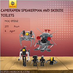 MOC Factory 89202 Cameramen Speakerman and Skibidi Toilets