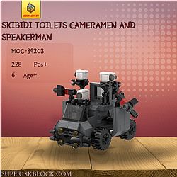 MOC Factory 89203 Skibidi Toilets Cameramen and Speakerman