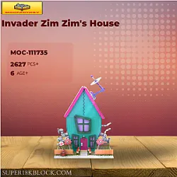 MOC Factory 111735 Invader Zim Zim's House