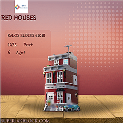 KALOS BLOCKS 61018 Red Houses