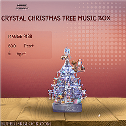 MAGIC SQUARE 9188 Crystal Christmas Tree Music Box