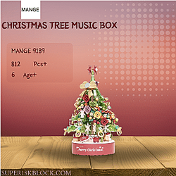 MANGE 9189 Christmas Tree Music Box