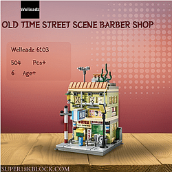 Welleadz 6103 Old Time Street Scene Barber Shop