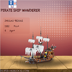 ZHEGAO 982002 Pirate Ship Wanderer