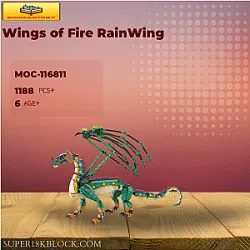 MOC Factory 116811 Wings of Fire RainWing