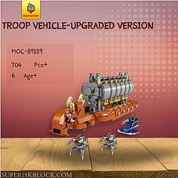 MOC Factory 89189 Troop Vehicle-Upgraded Version