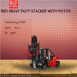 MOULD KING 17045 Red Heavy Duty Stacker With Motor